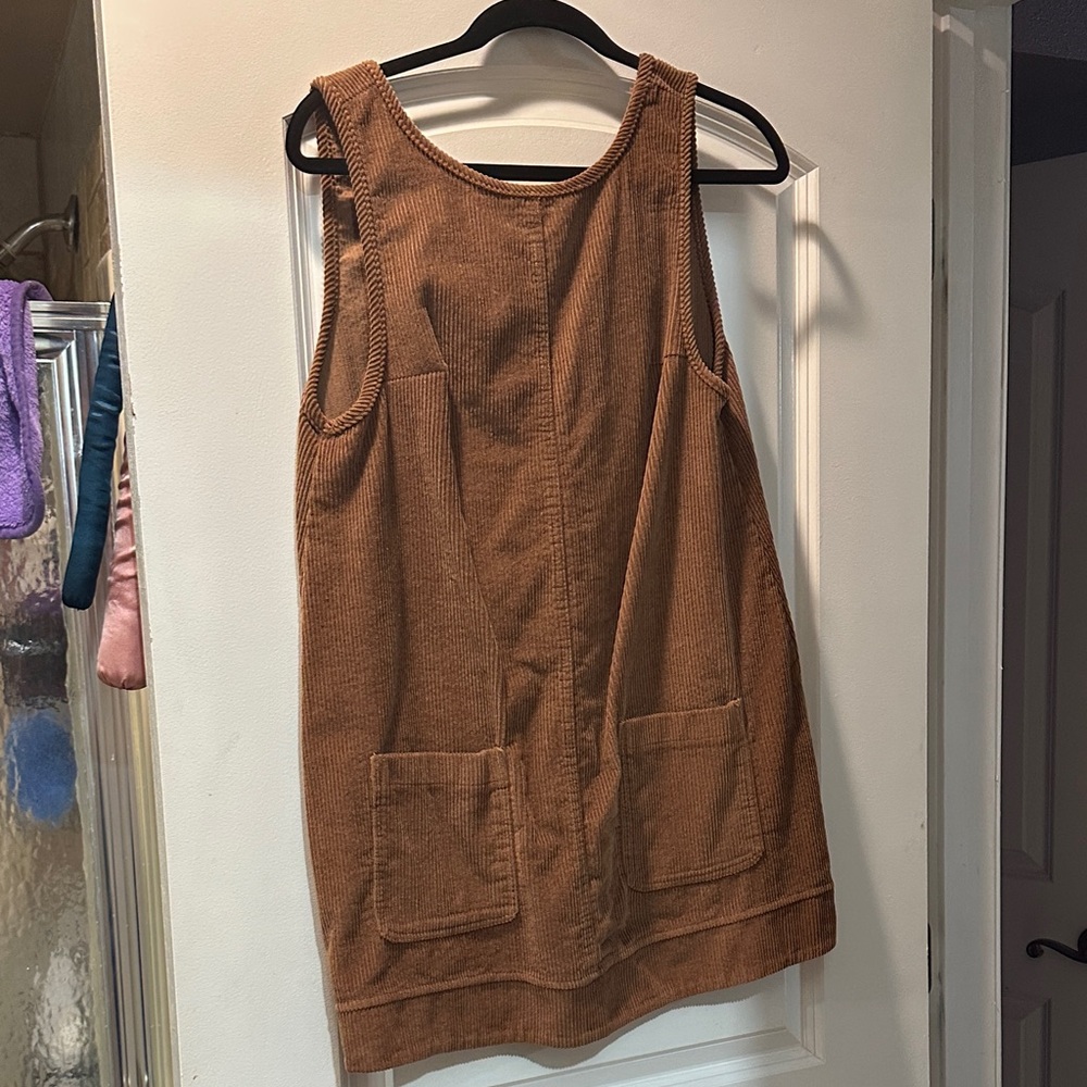 Amazon Women's Brown Corduroy Dress